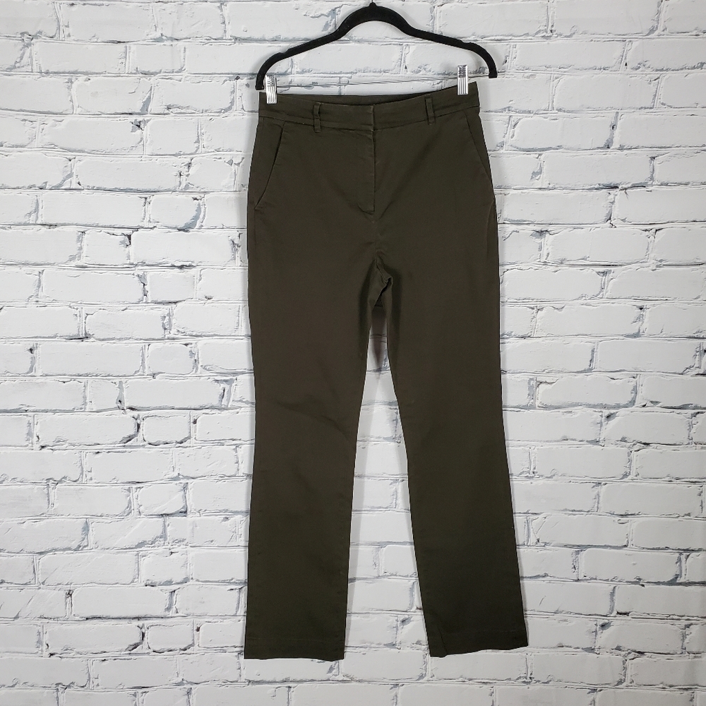 The Group by Babaton Nevelson High Rise Straight Pants in Green